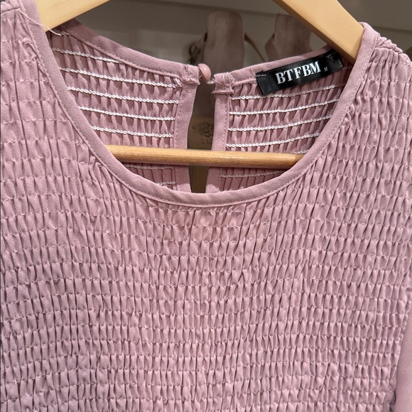 Chic Mauve Long Sleeve Maxi Dress - Picture 2 of 6